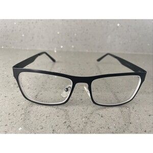 EYEBUYDIRECT Assumption Black Eyeglasses FRAMES ONLY 54-17-145 C2 Full Rim Squar